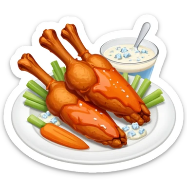 buffalo chicken wings sticker
