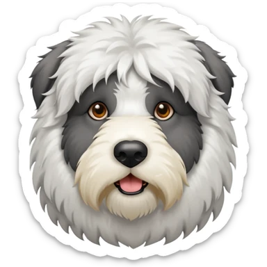 Old English sheepdog  sticker