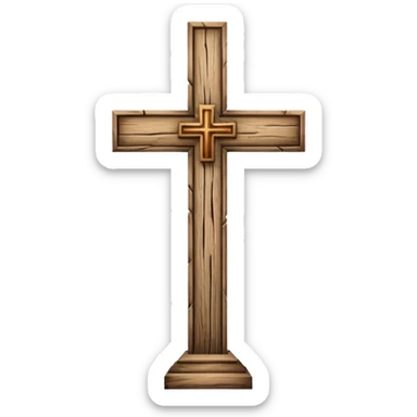 church cross sticker