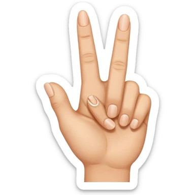  Can you do the Oke or perfect sign but than with de middle vinger.  sticker