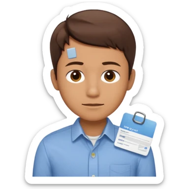 i need an image of a man named clyde who provides basic credit reports sticker