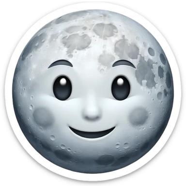 thr moon sticker