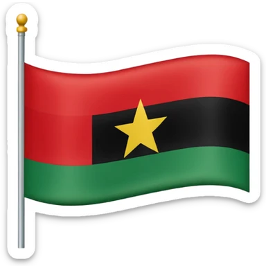 Pan African Flag sticker