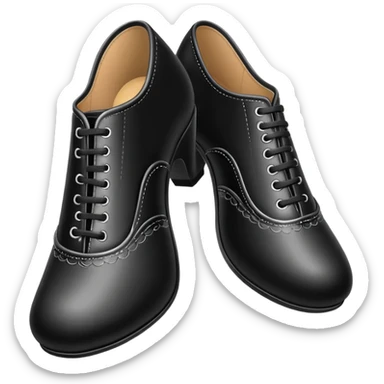 a pair of dancing shoes sticker