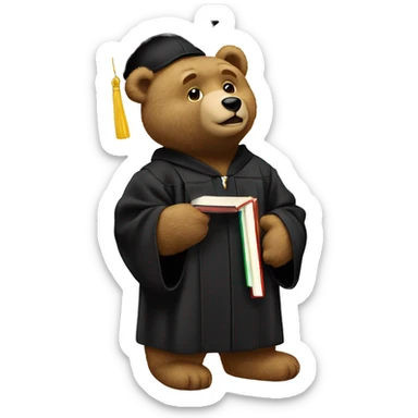 Graduation bear from Kanye’s album graduation  sticker