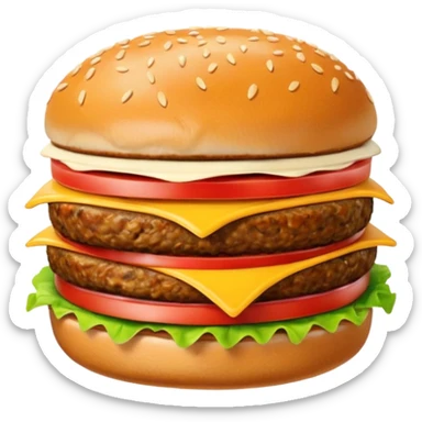 1 Smash burger patty sticker