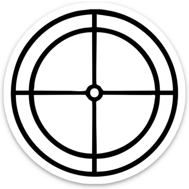 sniper scope sticker