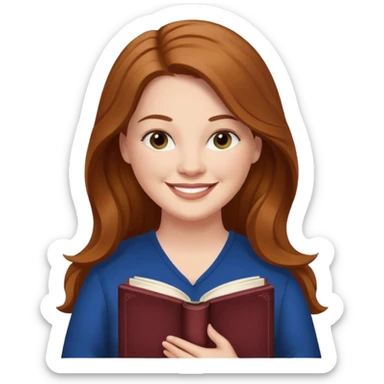 generate an ios genmoji of COLLEEN HOOVER "IT ENDS WITH US" sticker