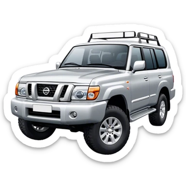 Nissan Patrol y62 - Nissan (Model Year: 2022) (Iconic colour: Silver) sticker