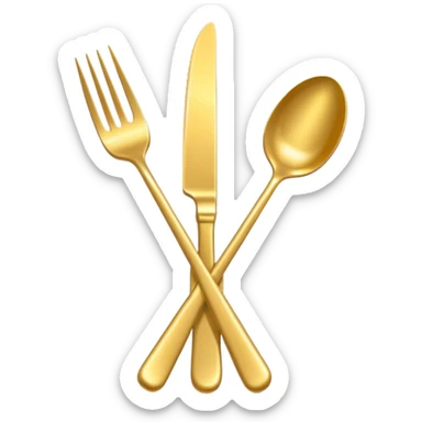 3D icon symbolizing gourmet taste and refined food experience, single object, modern and premium style, soft lighting, clean details, isolated, no background
 sticker
