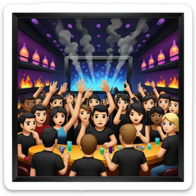 nightclub sticker
