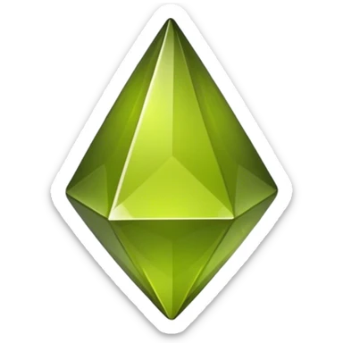  Olive color plumbob sims  sticker