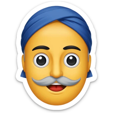 İnsan olmucak .dedimm Yuvarlak mavi bir çember içine Siyah tik yap insan kafası olmucakkkkk sticker