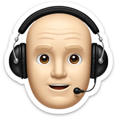 наушников квадратными амбюшурами в стиле Marshall. sticker