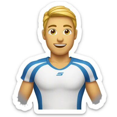 Tênis esportivo com asas  sticker