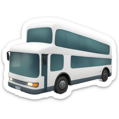 bus getting to the destination sticker