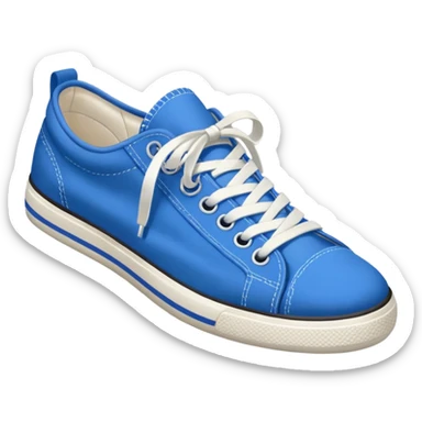 a pair of sneakers: azules sticker