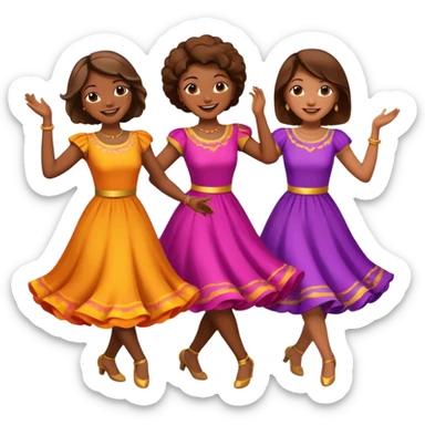 mulheres dançando  sticker