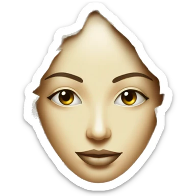  Hemp 420 lady face made of 420 origami newspaper roses hemp leaves lantern fairy lights burning paper and hemp leaves in hair  sticker