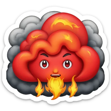 hell background sticker