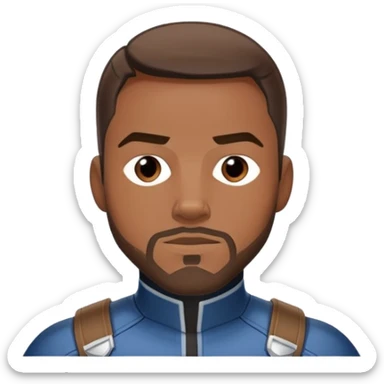 Sam Wilson with side-whiskers from avenger sticker