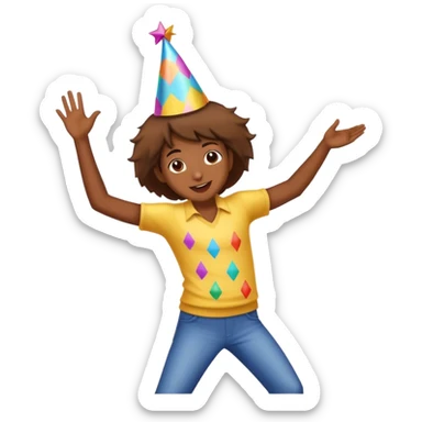 Caca bailando sticker