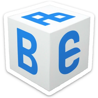 white box with blue pictures on the side and bold 'BC' logo in the middle sticker