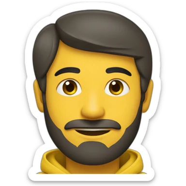 Armenian men in yellow clothing in the bus sticker