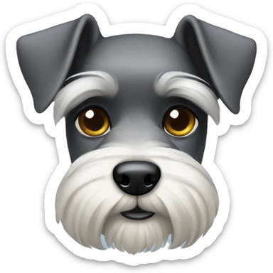 mini schnauzer sticker