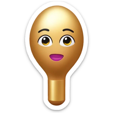 pink and gold beauty blender sticker