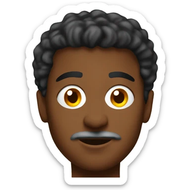 galatasaray fan black man sticker