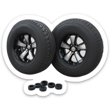 2017 pruis twin turbo v6 2"shocks raised 16"rims wide tread tyres sticker