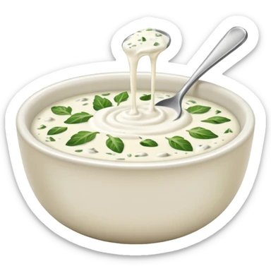 Ranch dressing sticker