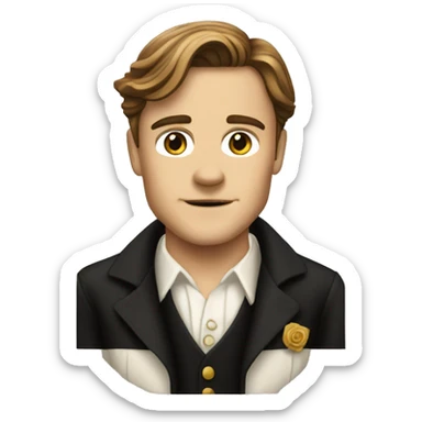 jack dawson from titanic sticker
