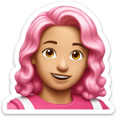 Pink Coca Cola sticker