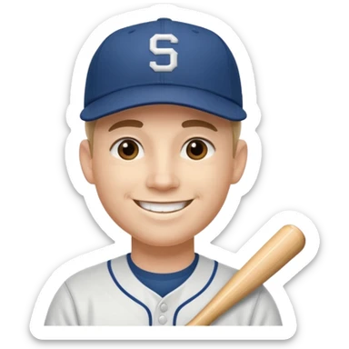 autobus de equipo llevando a egnte de basebal  y un choer sticker