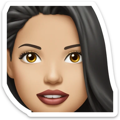 Adriana lima bold sticker