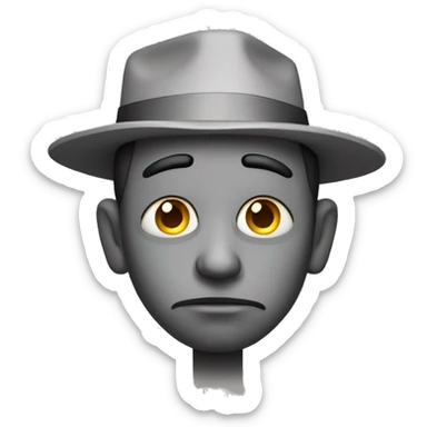 Sad, losing, gambler sticker