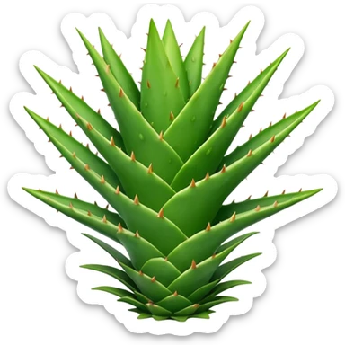 aloe vera sticker