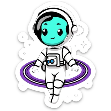 fullbody universe goddess Sophia with intricate details, cosmic goddess with starry elements, highly detailed celestial being with glowing features sticker