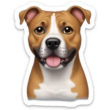 un staffie sticker