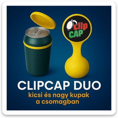 Change the color of the caps on the main image to yellow, matching the texture and shade of the yellow cap in the reference image. Keep the background, box, and text unchanged. sticker