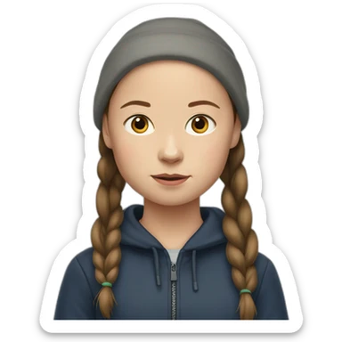 Greta Thunberg sticker