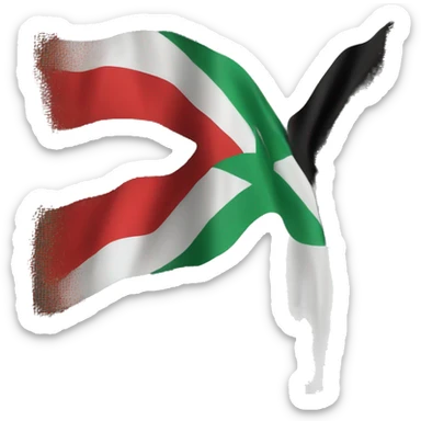 Flag of the Syrian revolution  sticker