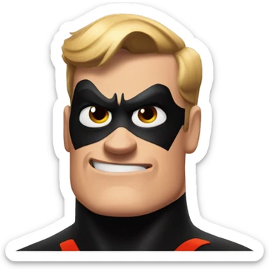Cursed mr incredible sticker