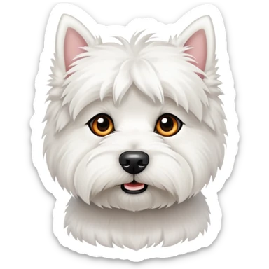 West Highland White Terrier dog sticker