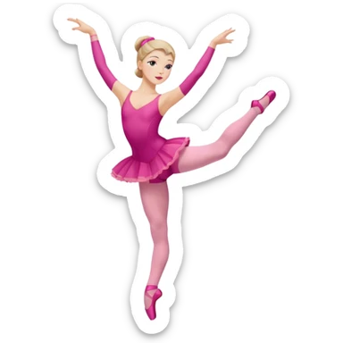 danseuse en collant sticker