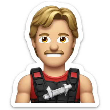 rowdy Roddy piper sticker
