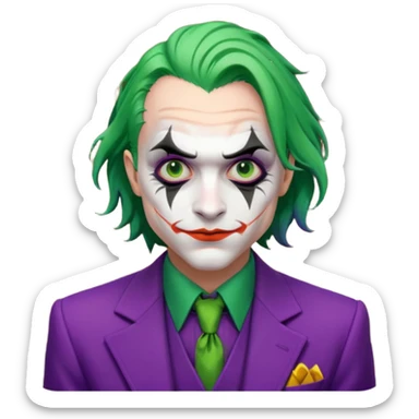the joker night knight movie sticker