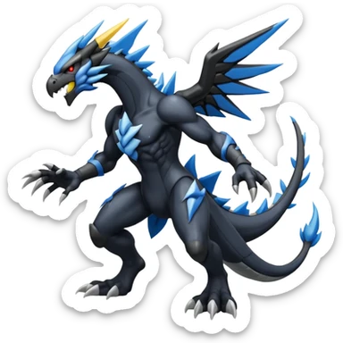 Haxorus-Zekrom-fusion (full body) sticker